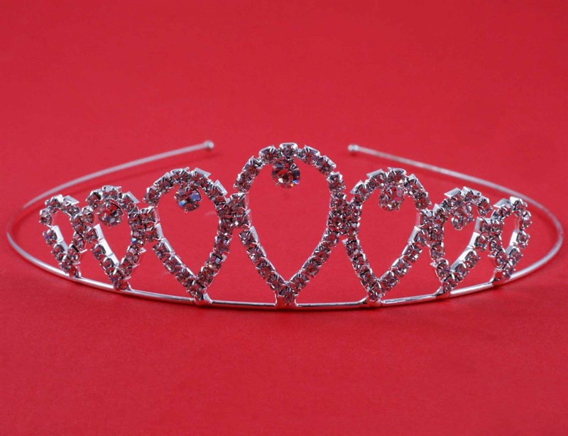 Diamante Silver Tiara