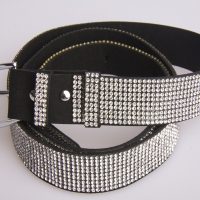 Diamante Wide Fashion Belt