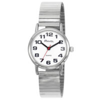 Ladies Classic Bold Easy Read Expander Bracelet Watch