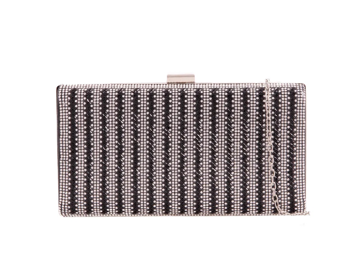 Diamante Sparkle Clutch Bag - Image 4