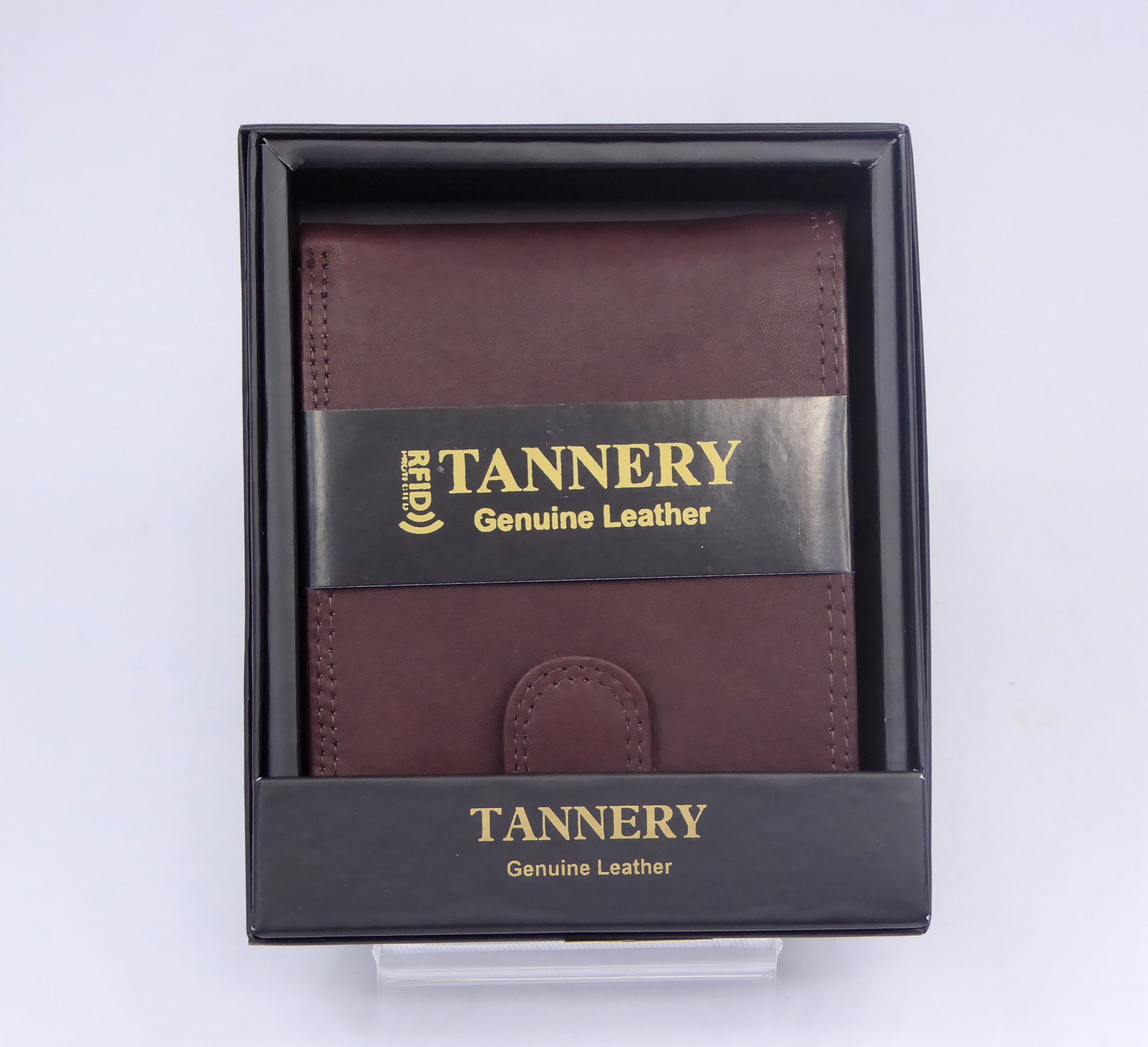 Brown Leather RFID Wallet