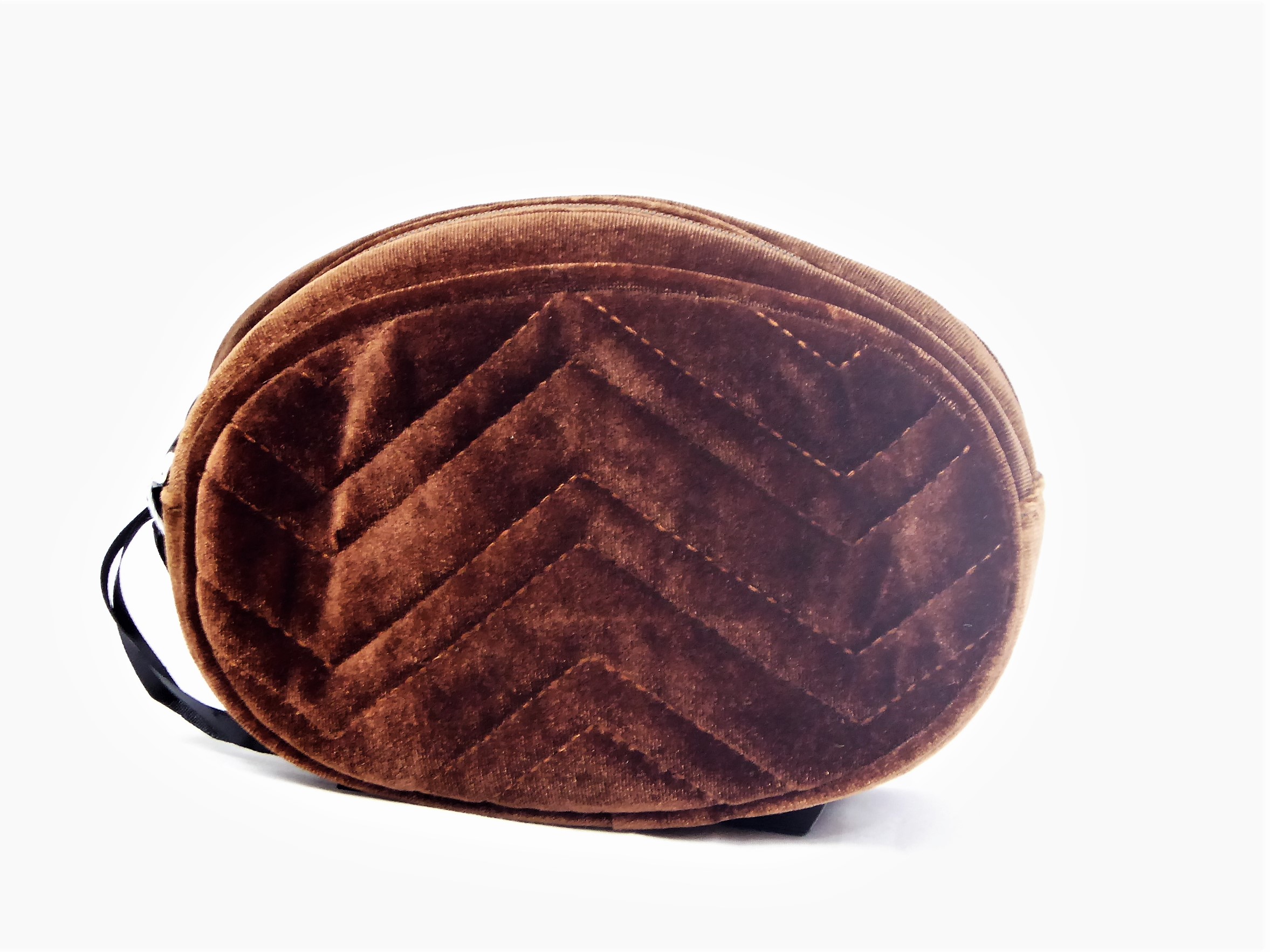Brown Velvet Bum Bag