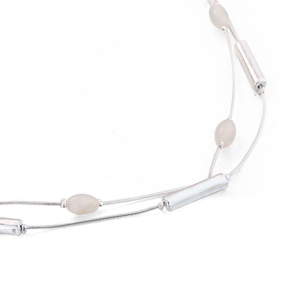 Tube and Stone Necklace - Image 2