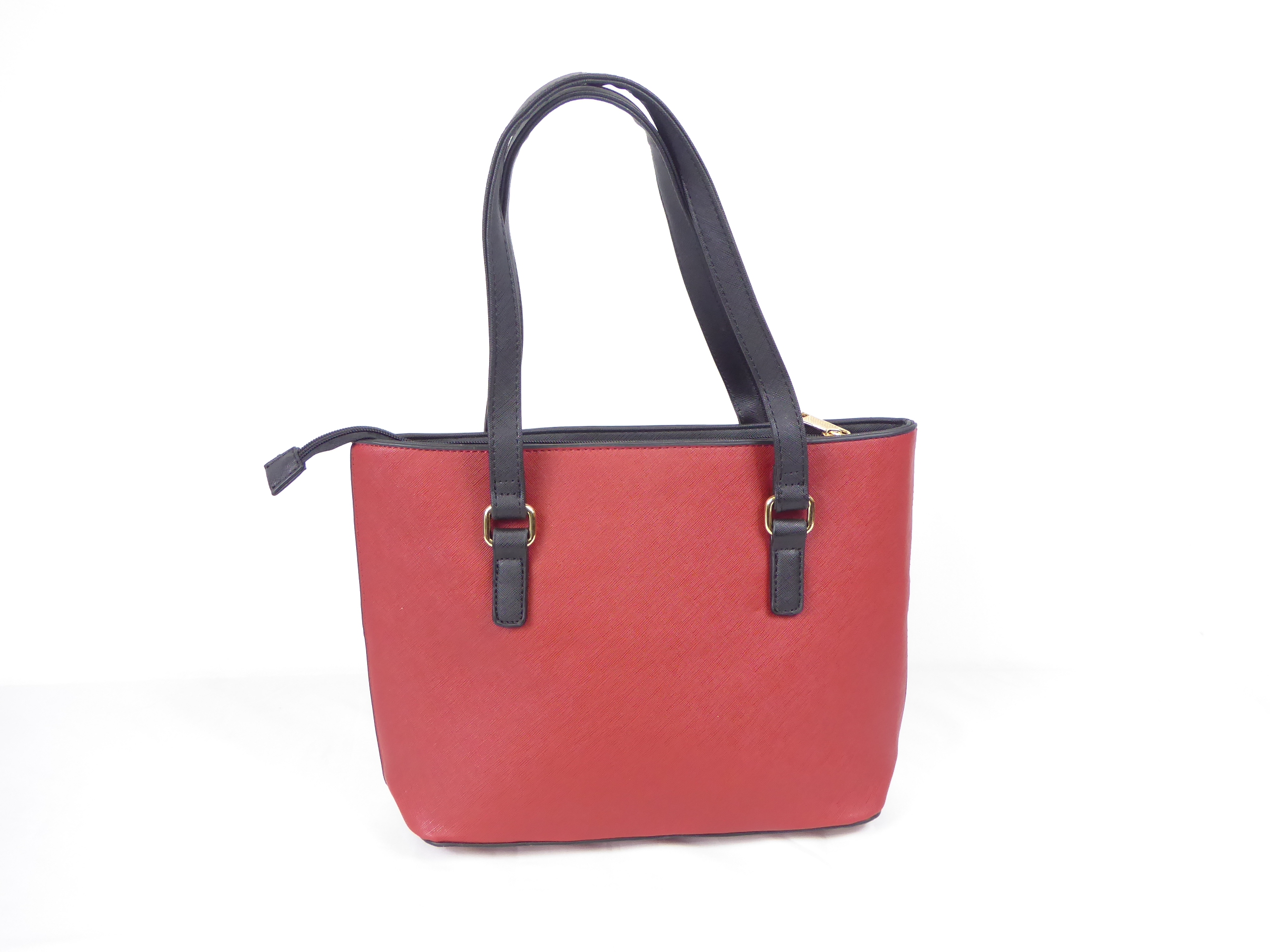 Red Quilted Bow Handbag - Image 3