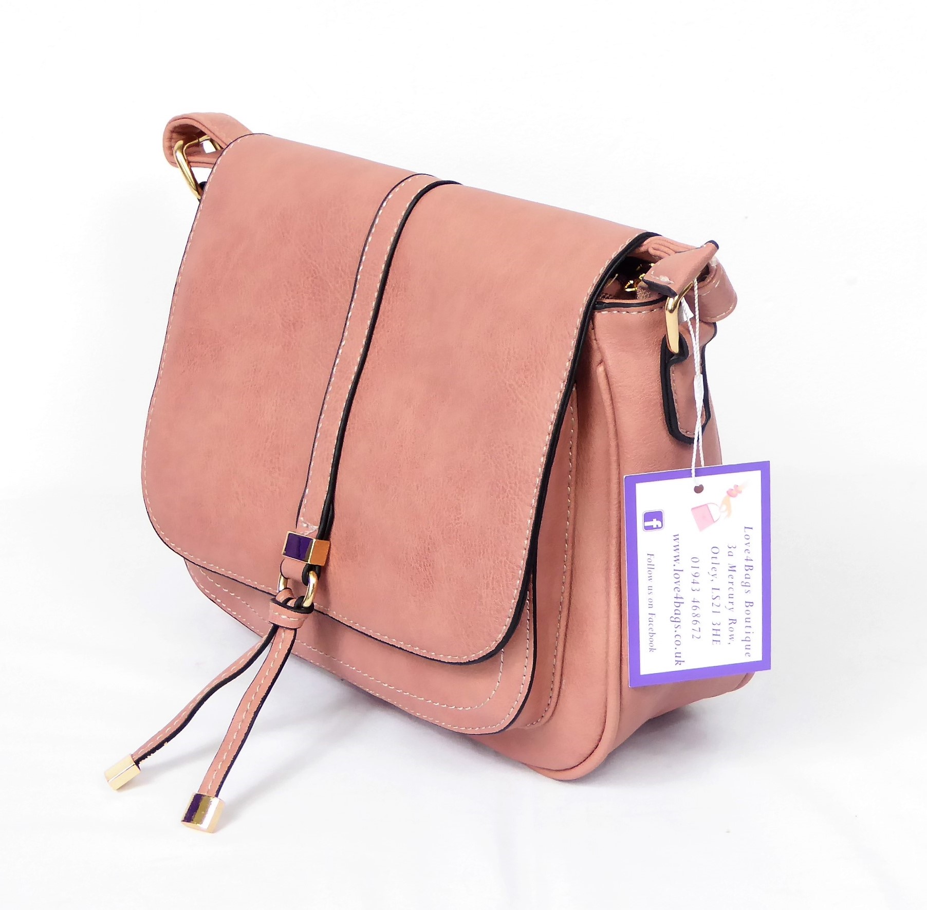Dusky Pink Shoulder Bag - Image 3