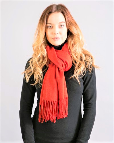 Orange Cashmere Pashmina
