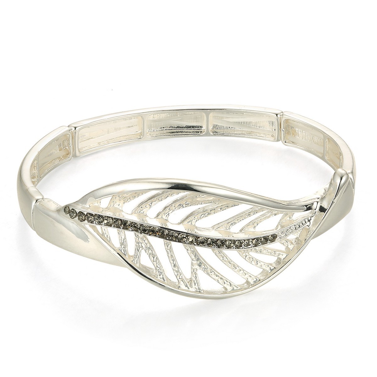 Silver Leaf Bracelet