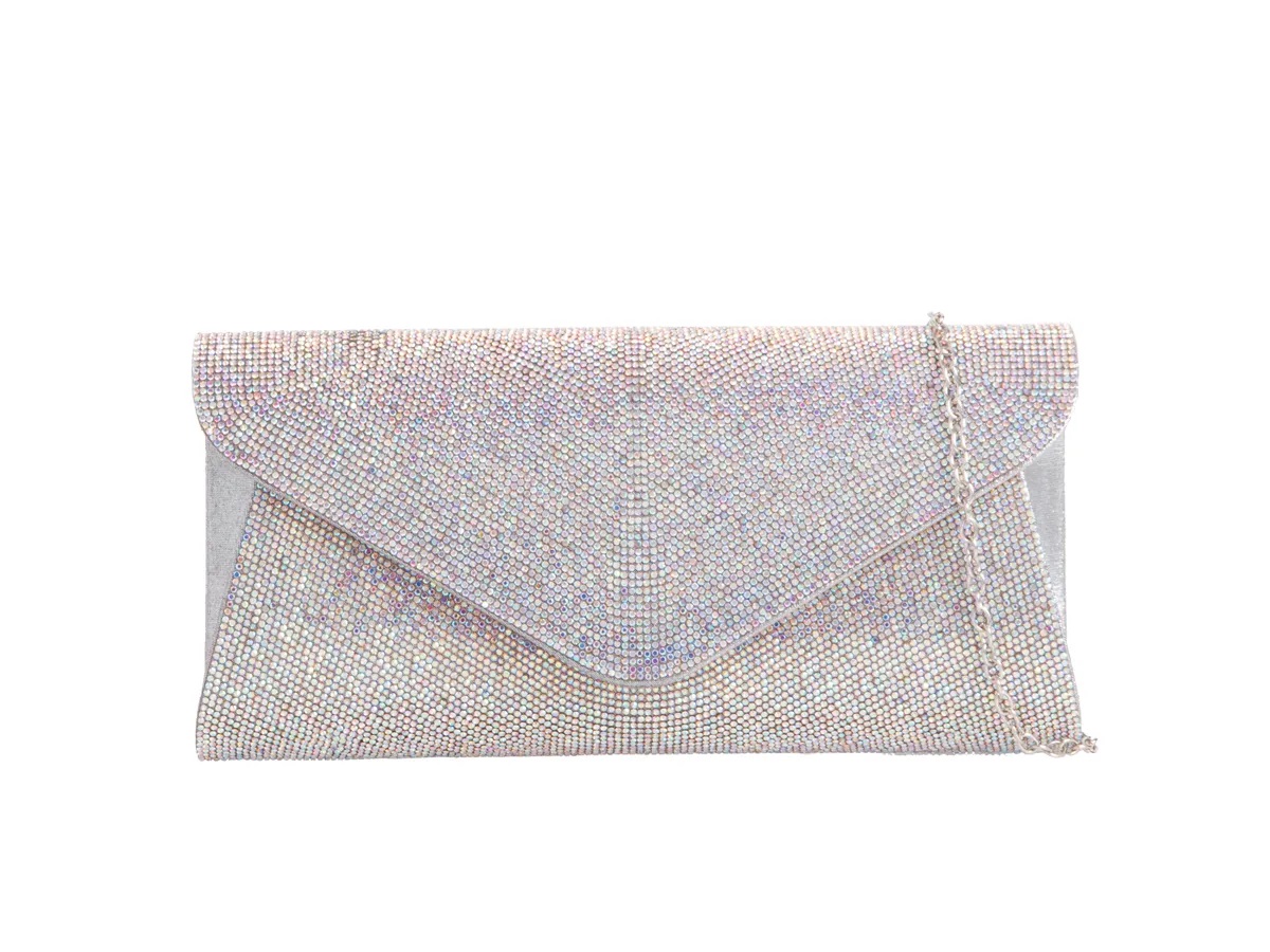 Full Sparkle Clutch Bag - Image 7