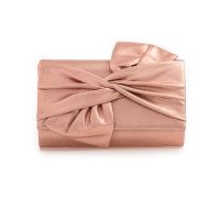 Champagne Bow Clutch Bag