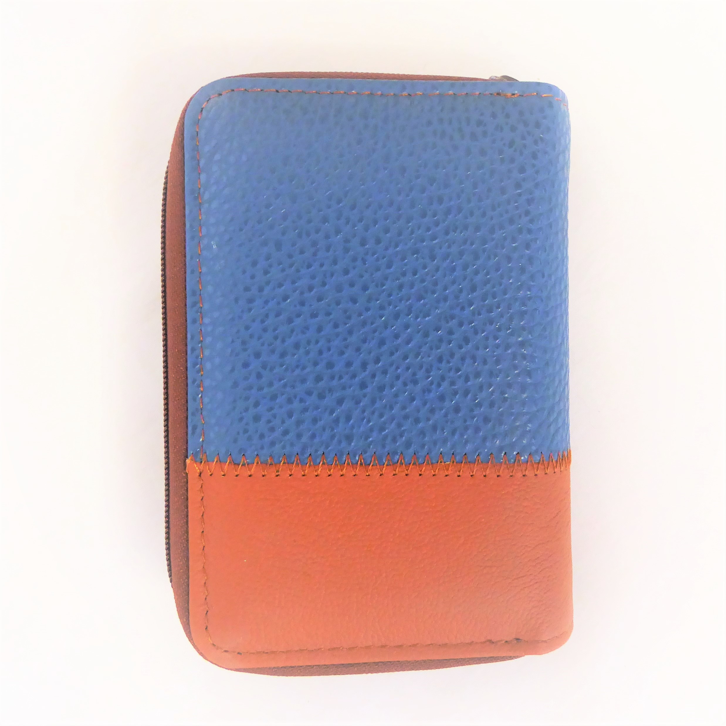 Grained Leather Mosaic Purse - Image 2