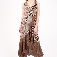 Leopard Print Maxi Dress