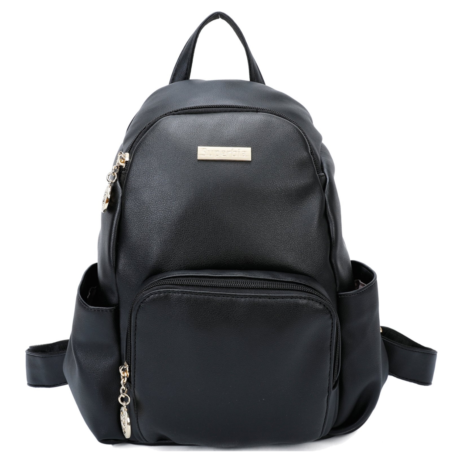 Faux Leather Anti-theft Backpack - Image 4