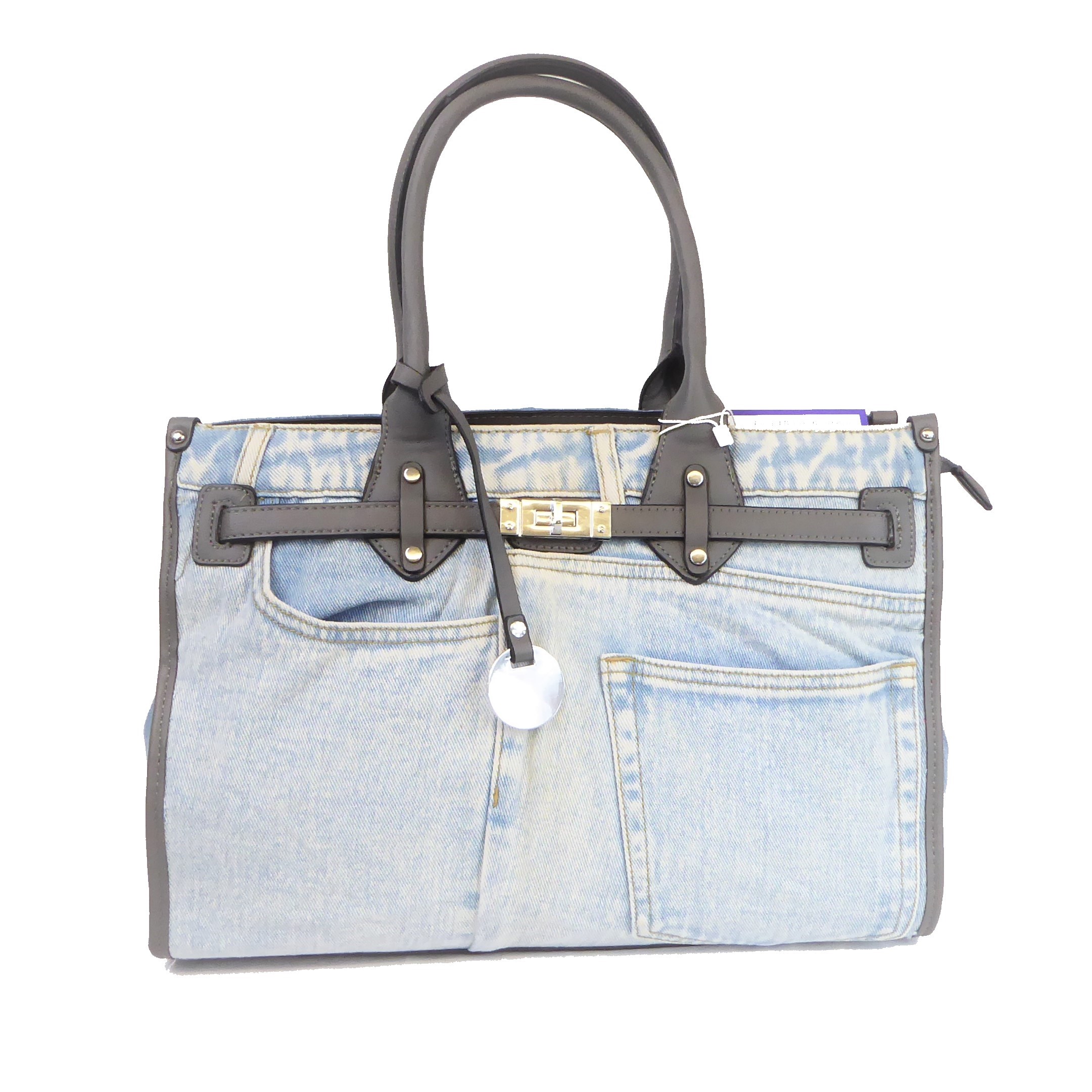Blue Denim Jeans Handbag