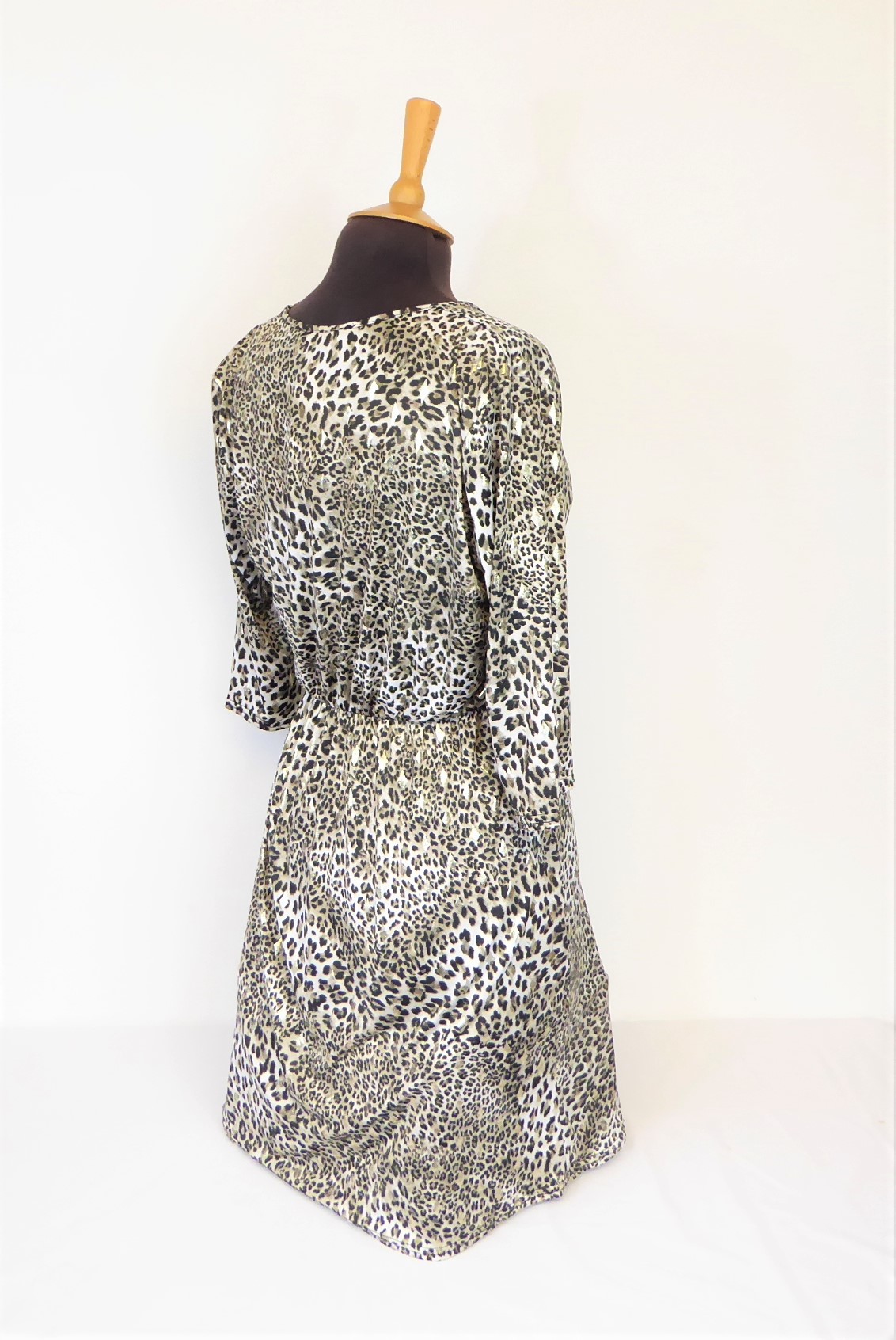 Brown Animal Print Dress - Image 6