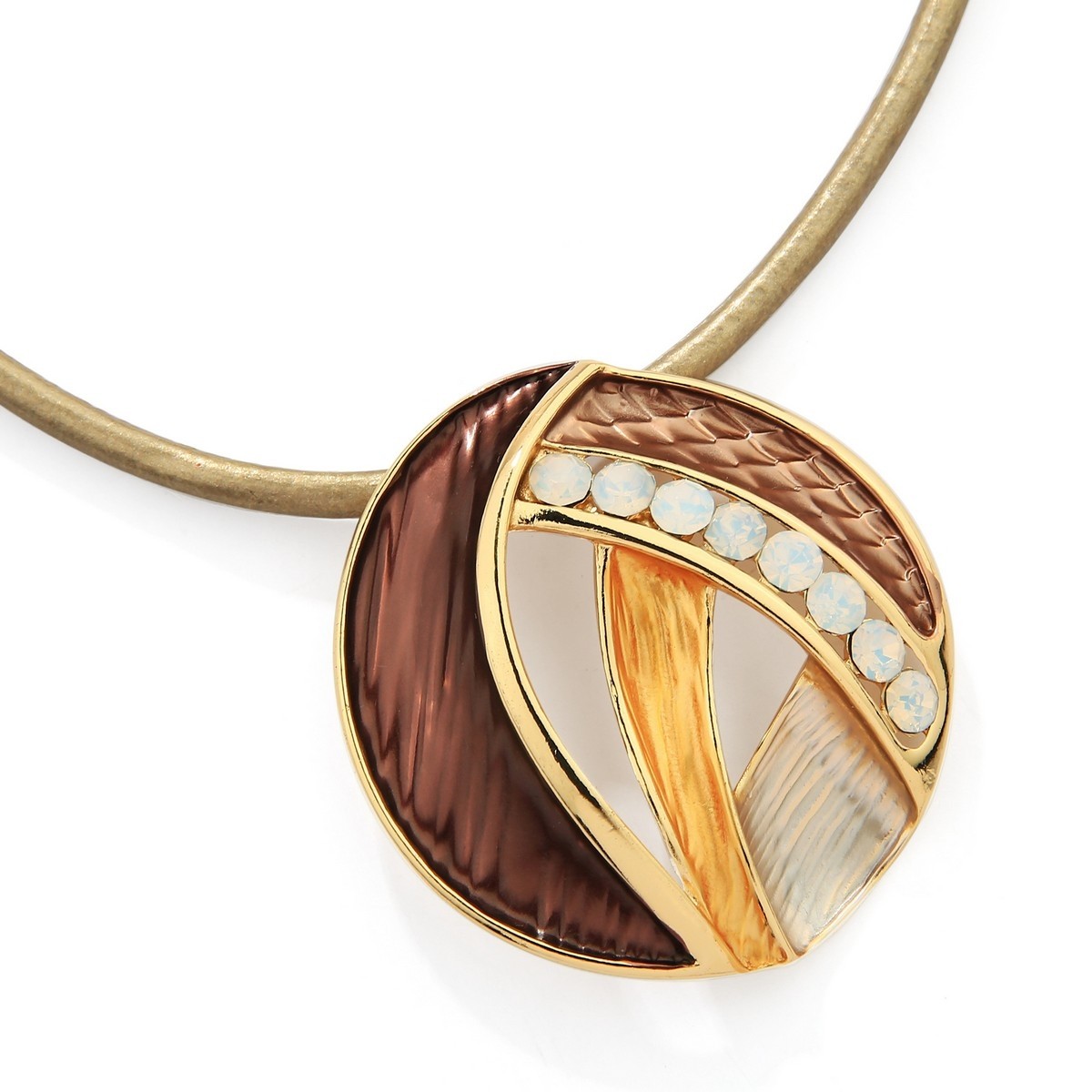 Coffee Corded Necklace Set - Image 3
