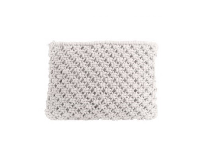 Cotton Crochet Clutch Bag - Image 5