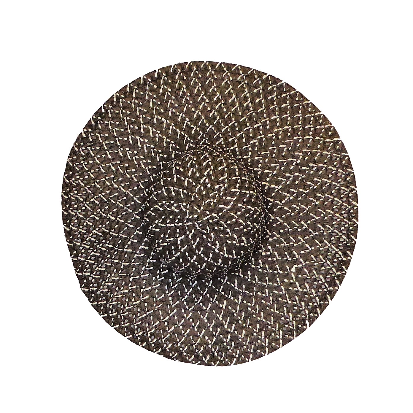 Black Wide Brim Hat - Image 4
