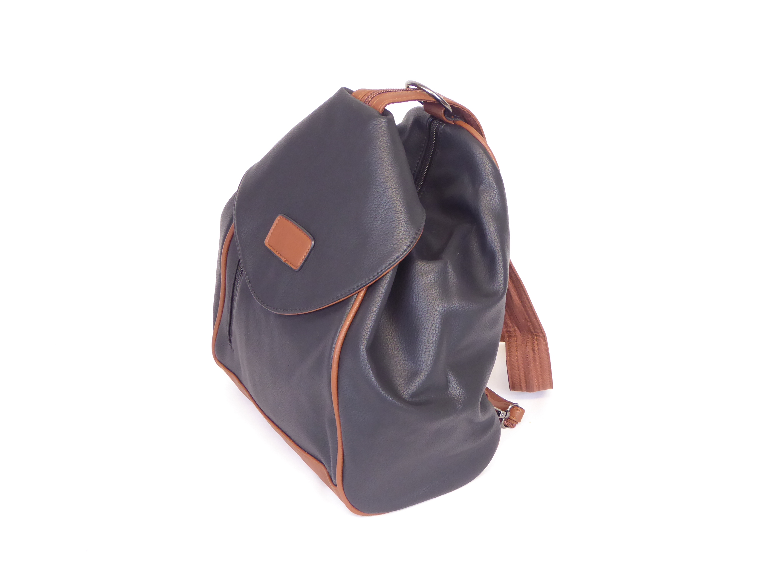 Black and Brown Rucksack - Image 2
