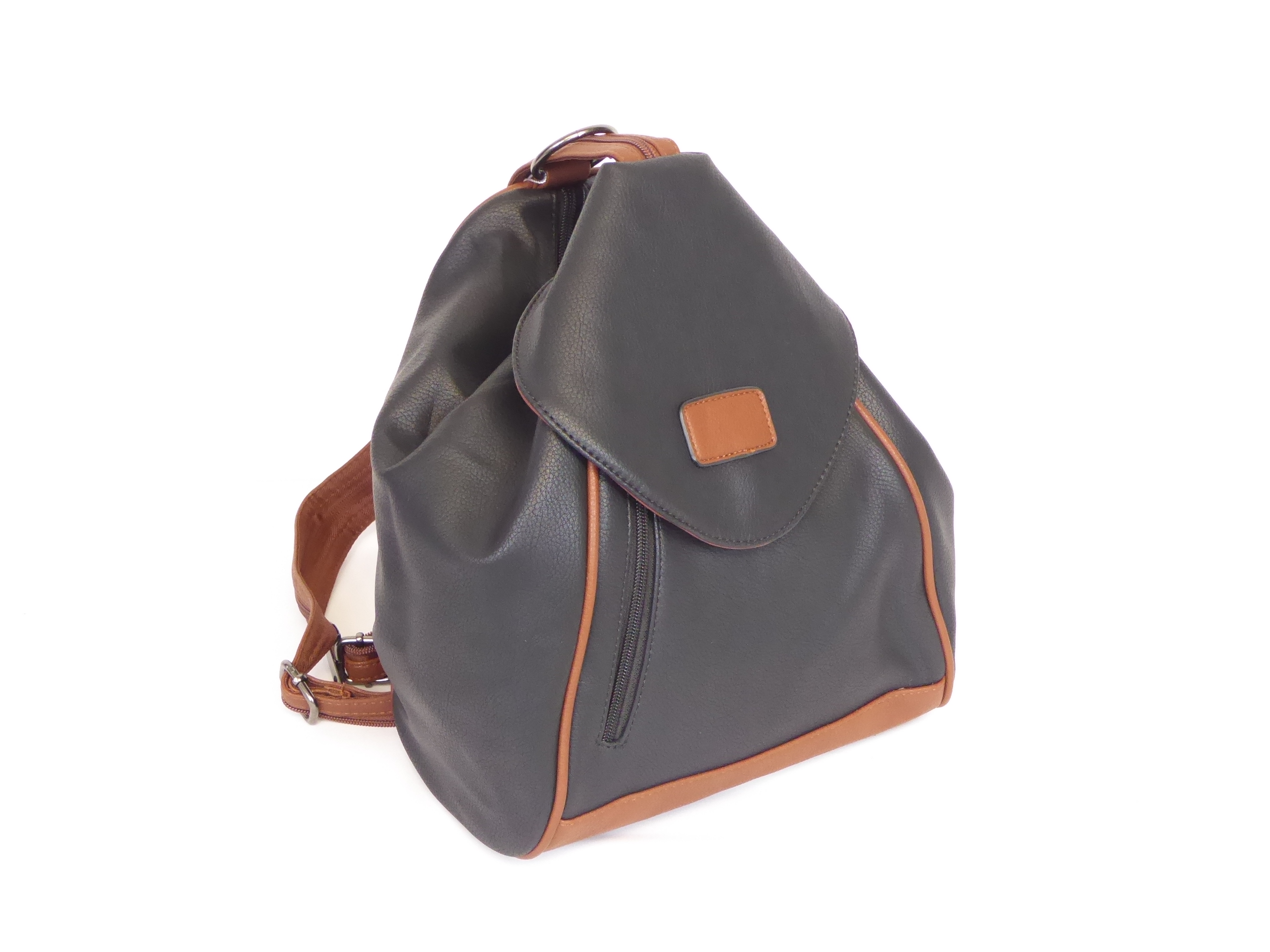 Black and Brown Rucksack - Image 5