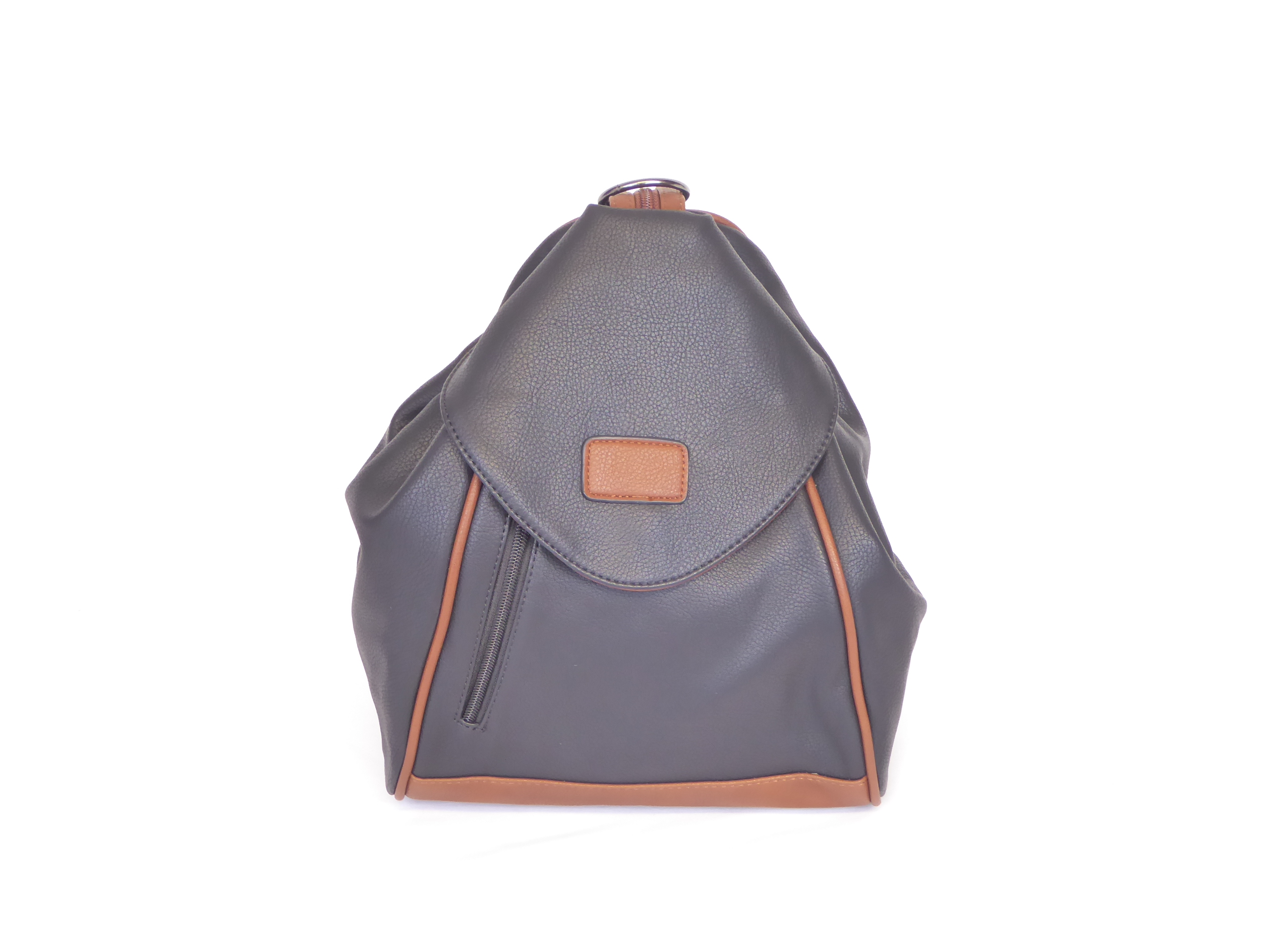 Black and Brown Rucksack