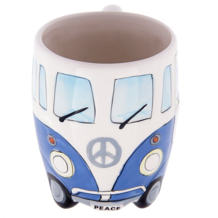 Blue Camper Van Mug - Image 2