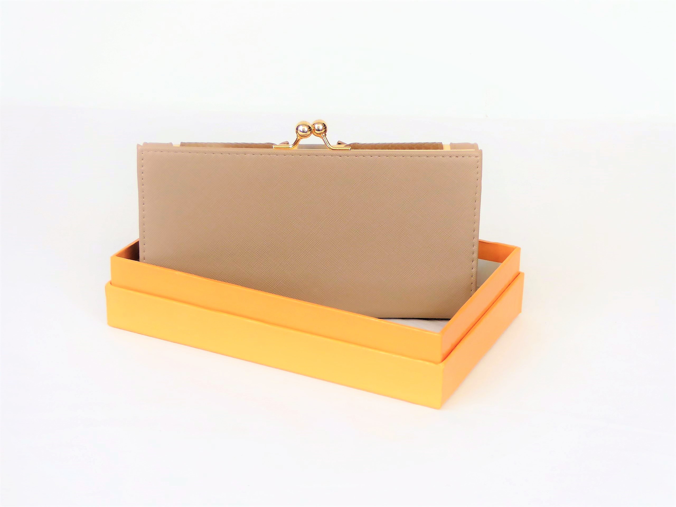Khaki Metal Trim Purse - Image 5