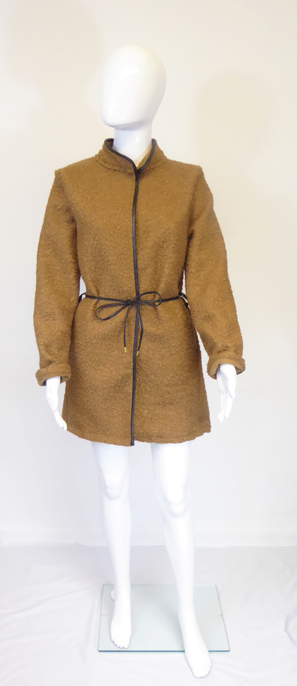 Light Brown Boucle Jacket