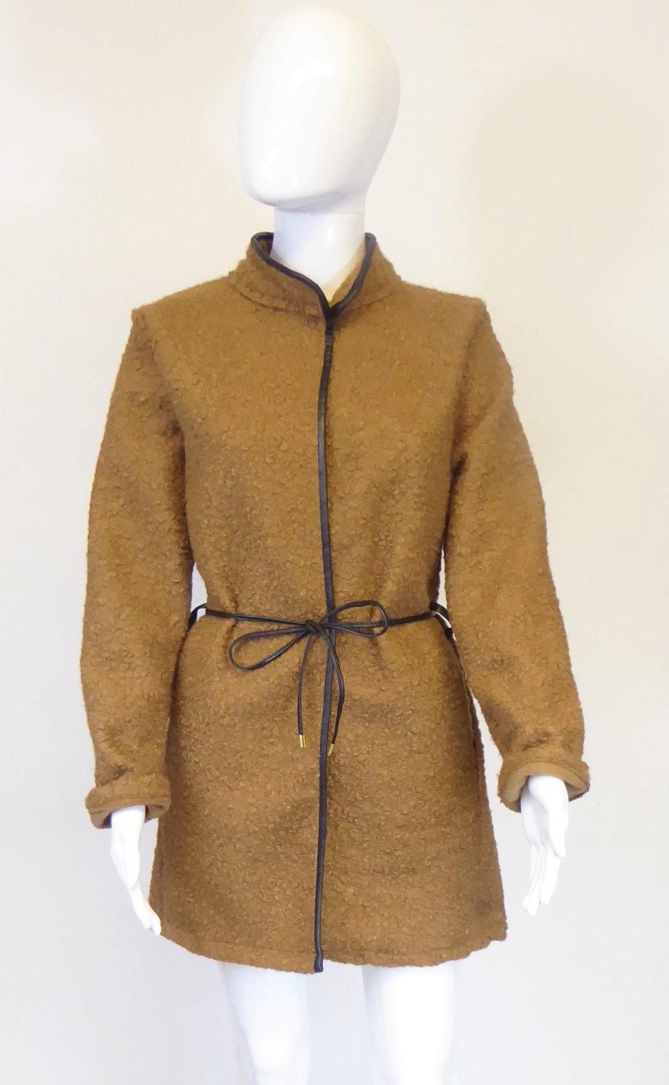 Light Brown Boucle Jacket