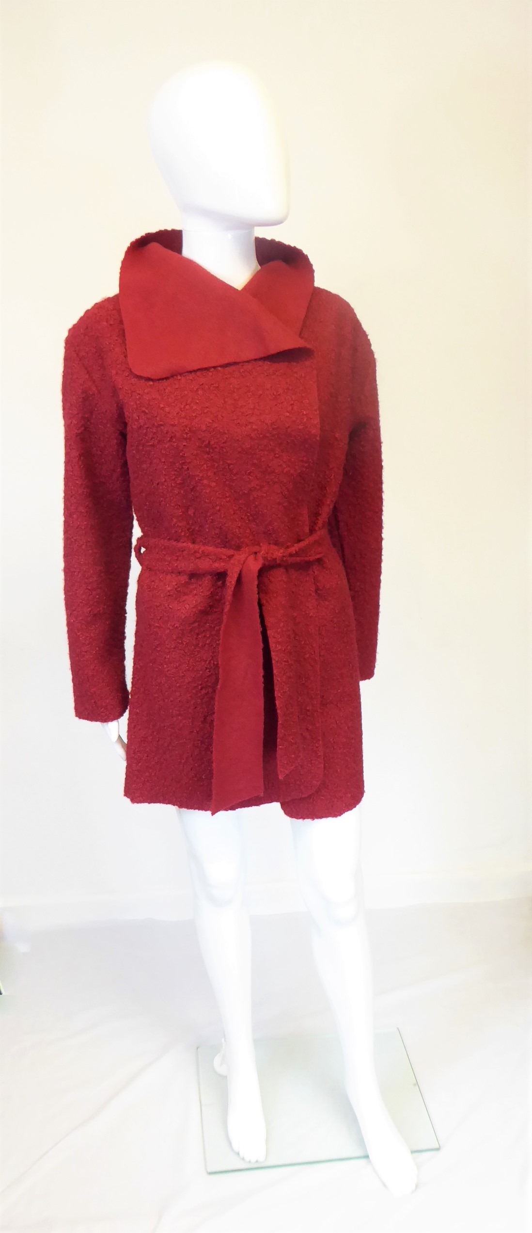 Red Boucle Jacket