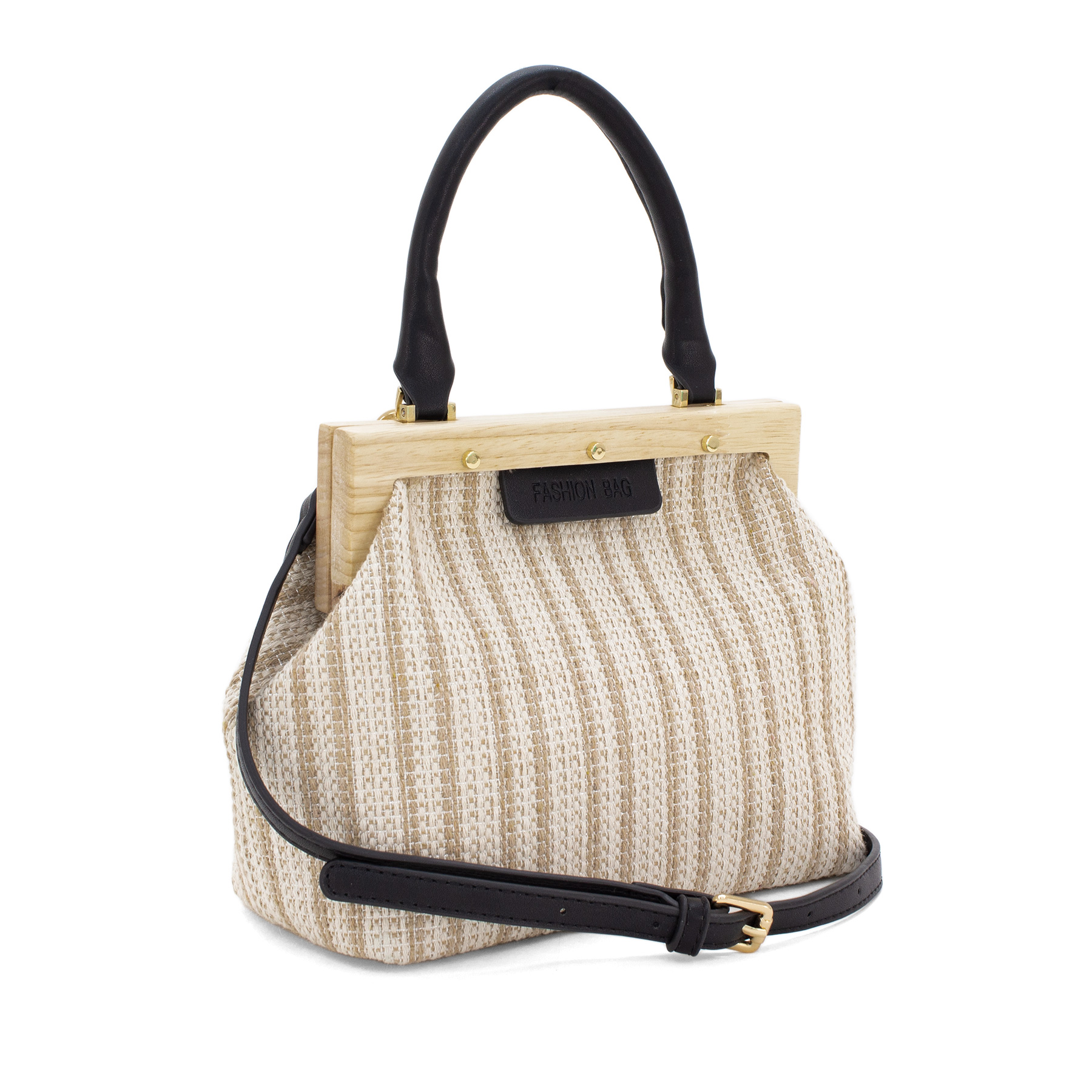 Small Wooden Frame Bag - Image 2