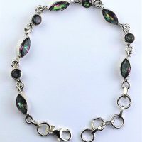 925 Silver Mystic Topaz Bracelet