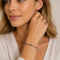 925 Silver Mystic Topaz Bracelet