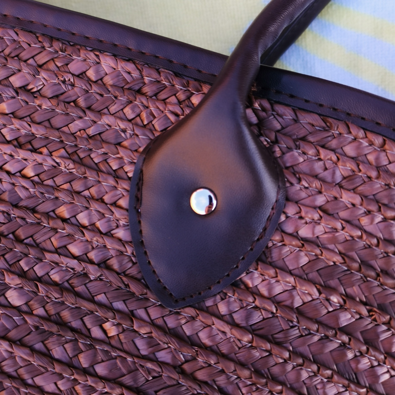 Chocolate Straw Bag - Image 5