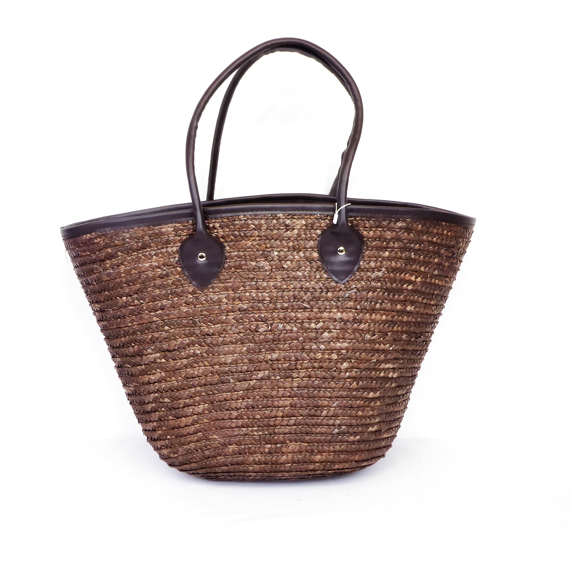 Chocolate Straw Bag