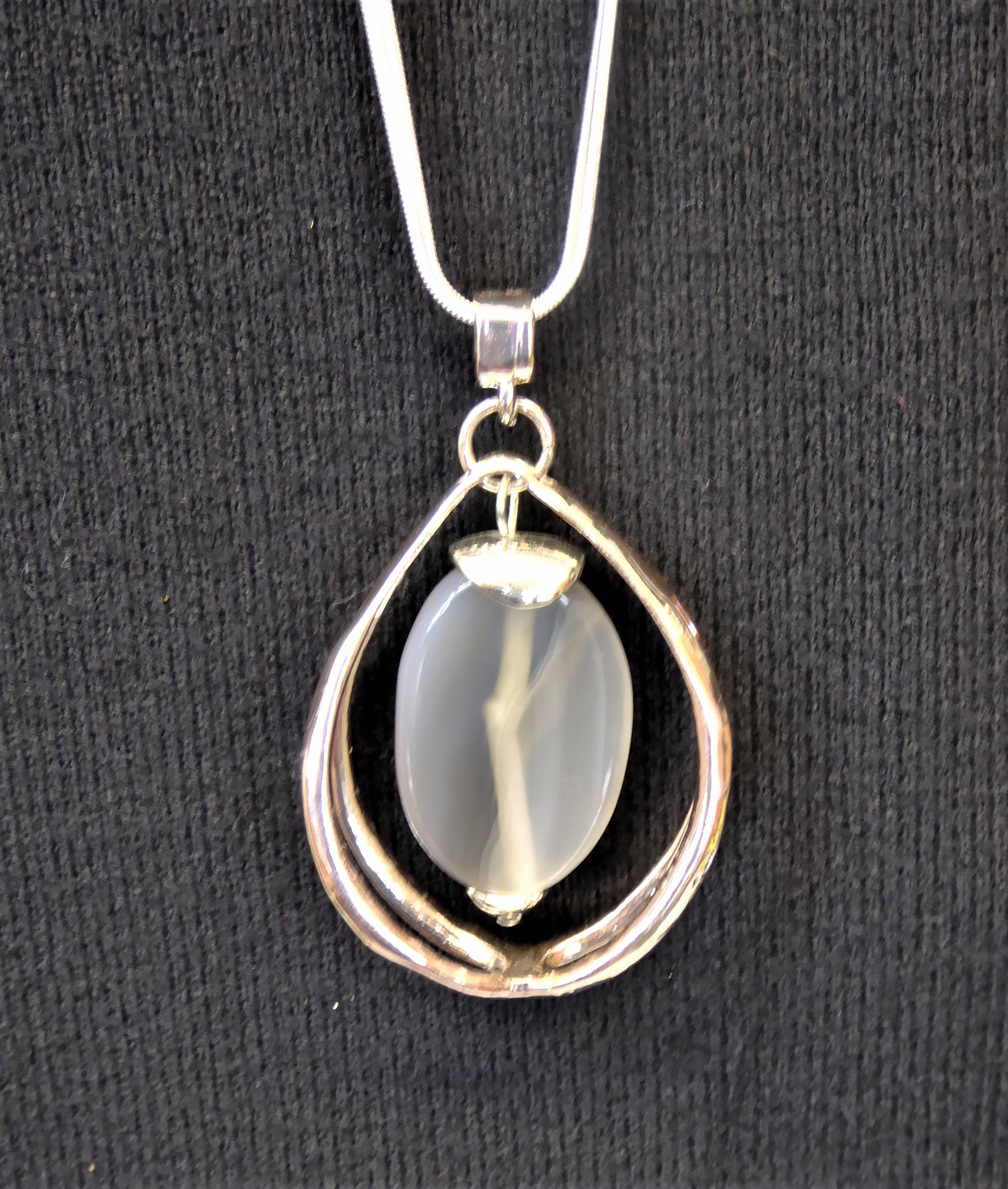 Natural Stone Long Necklace