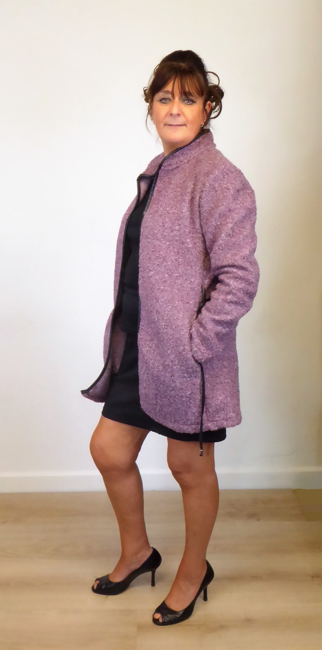 Pink Boucle Jacket - Image 2