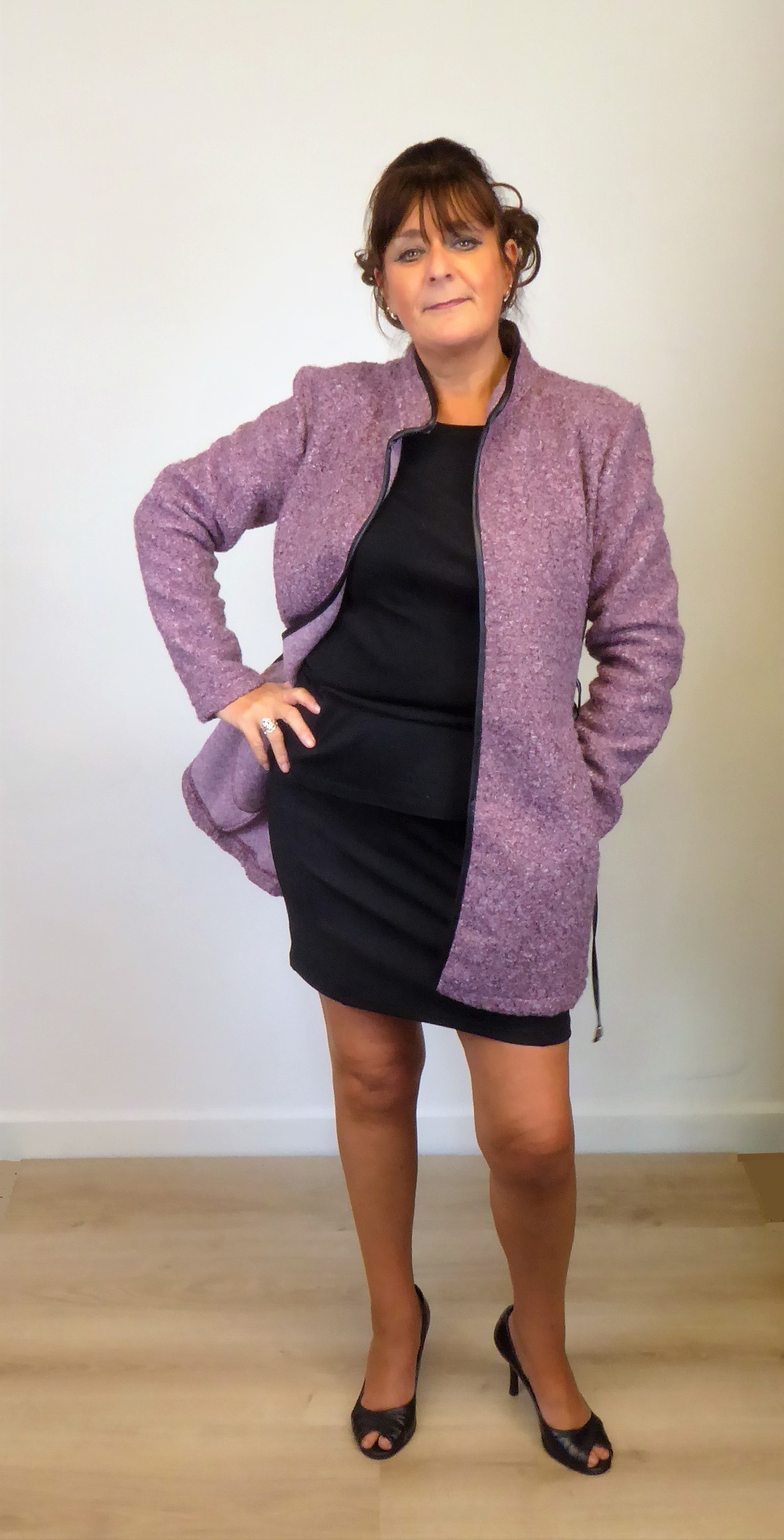 Pink Boucle Jacket