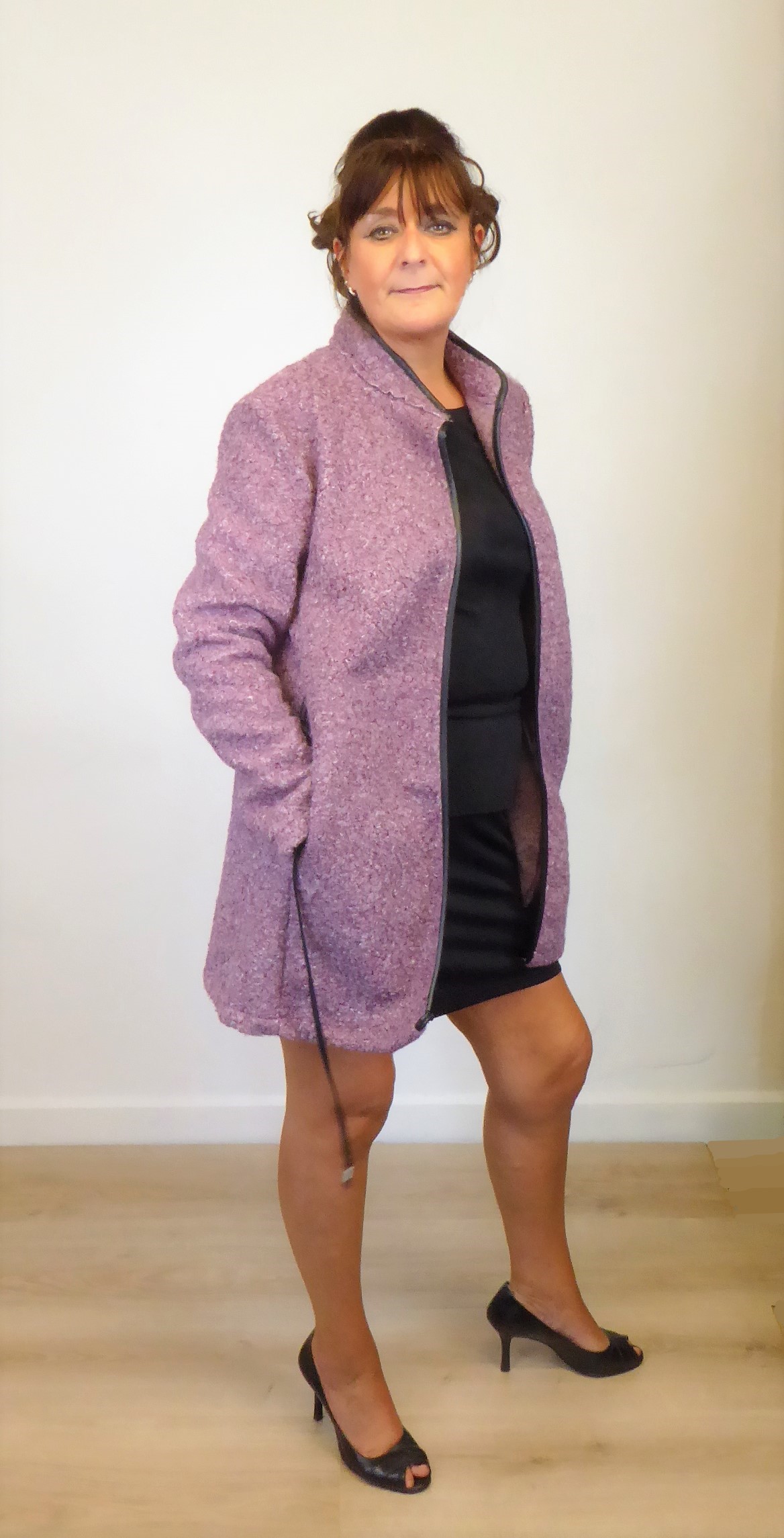 Pink Boucle Jacket - Image 3