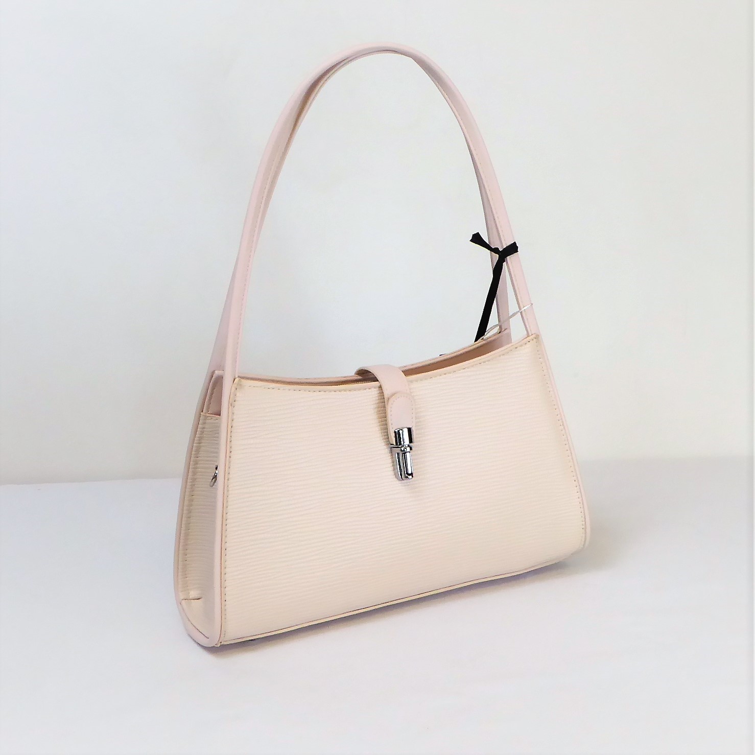 Beige Vintage Style Handbag - Image 5