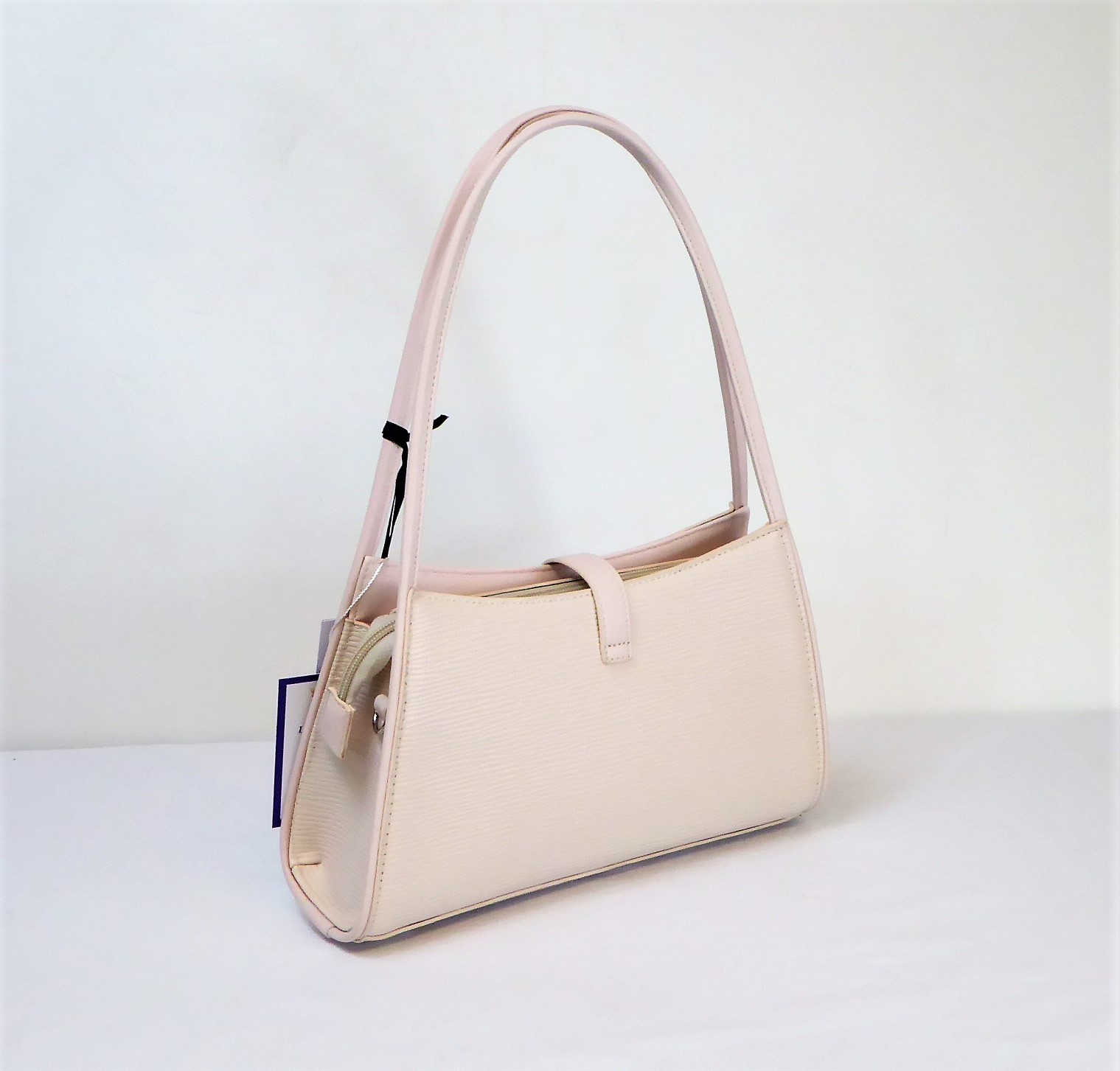 Beige Vintage Style Handbag - Image 3