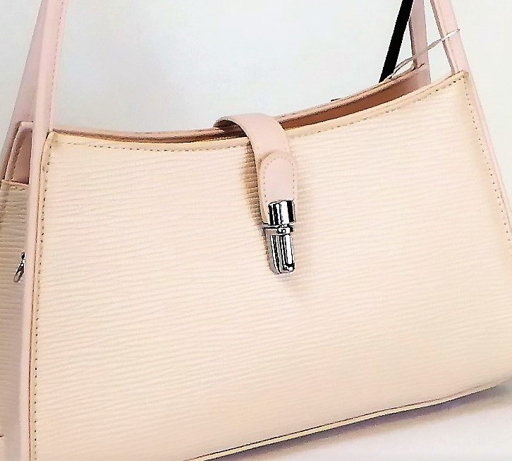 Beige Vintage Style Handbag - Image 2