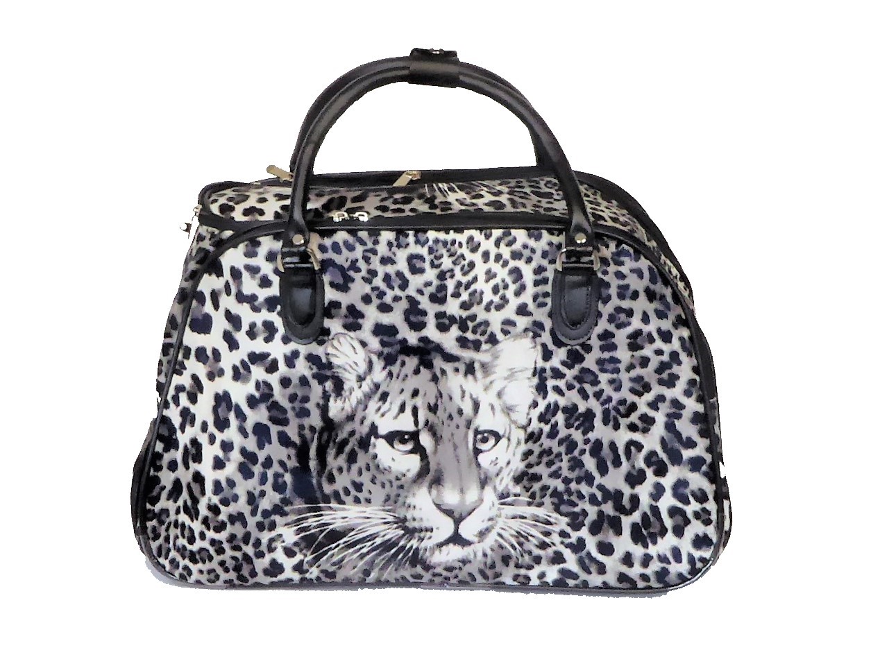 Black Mock Croc Holdall - Image 2