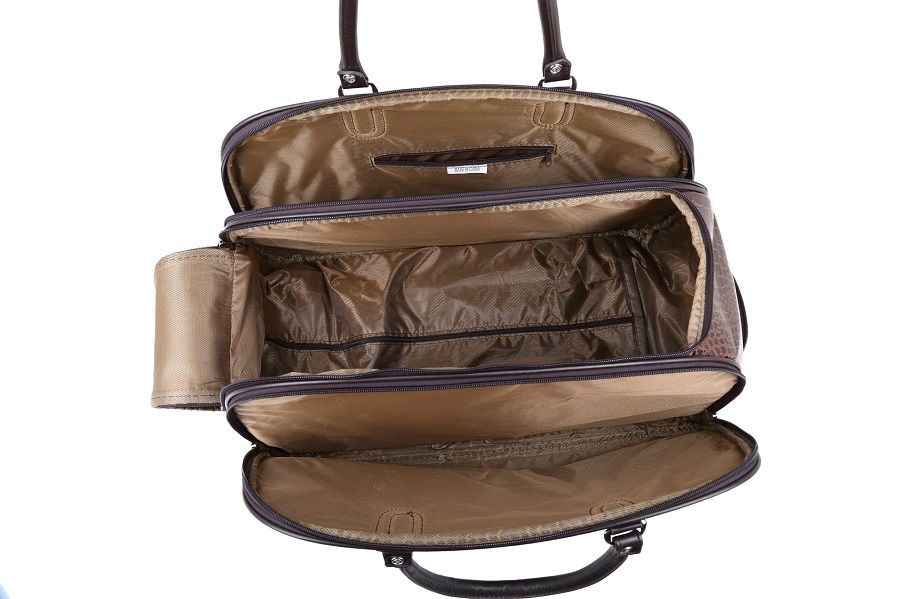Black Mock Croc Holdall - Image 7