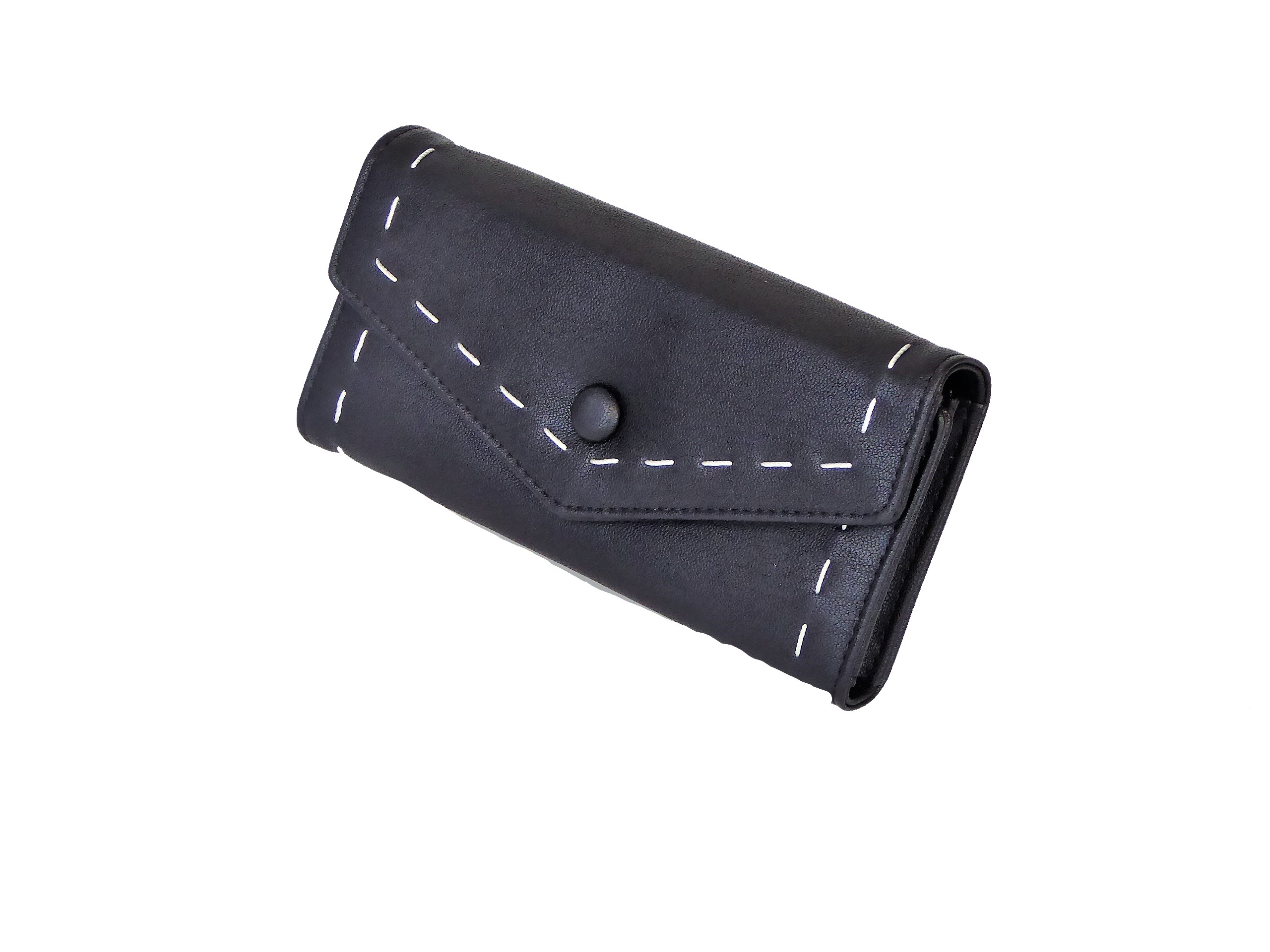 Black Stitch Purse