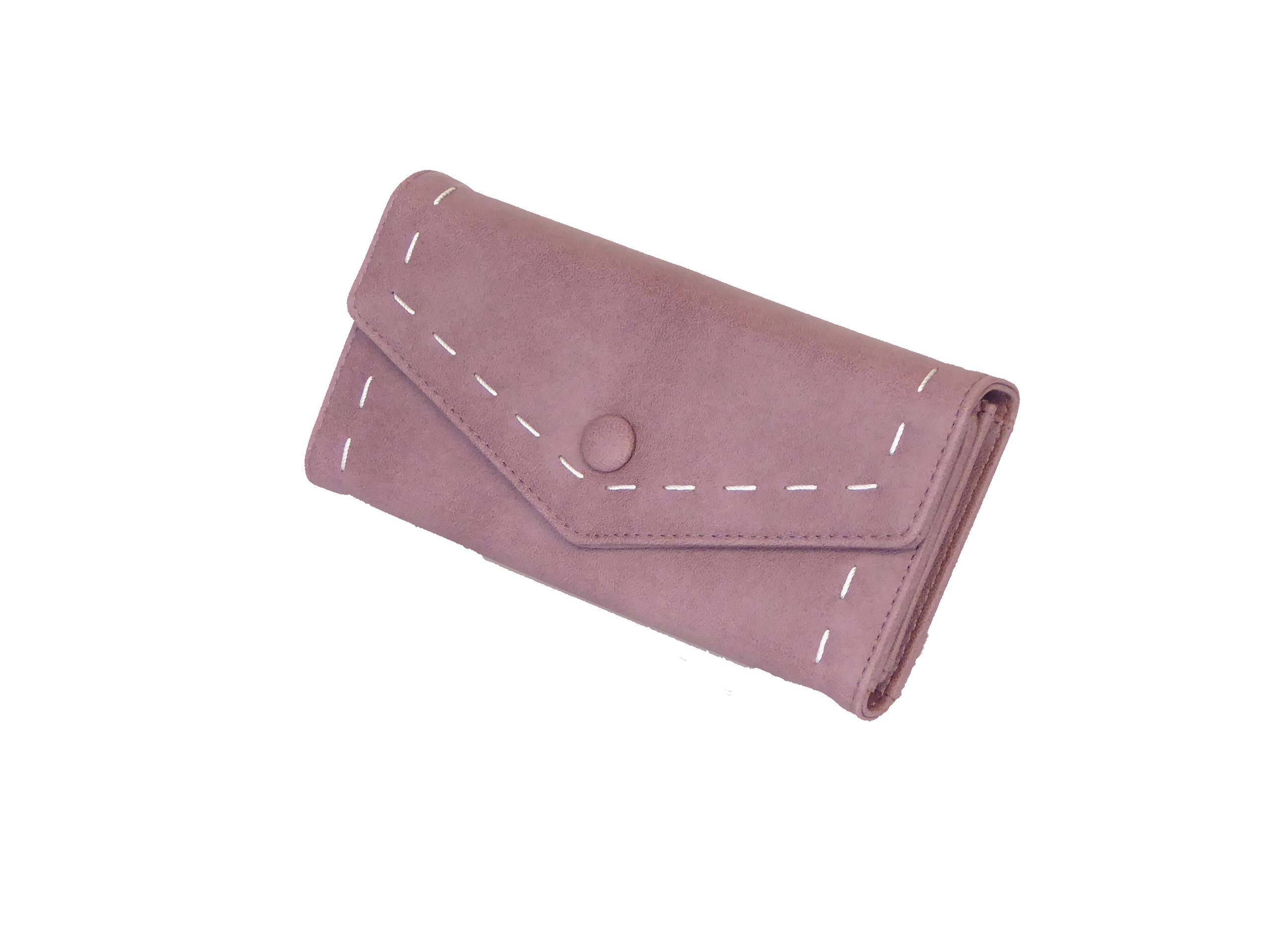 Dusky Pink Stitch Purse