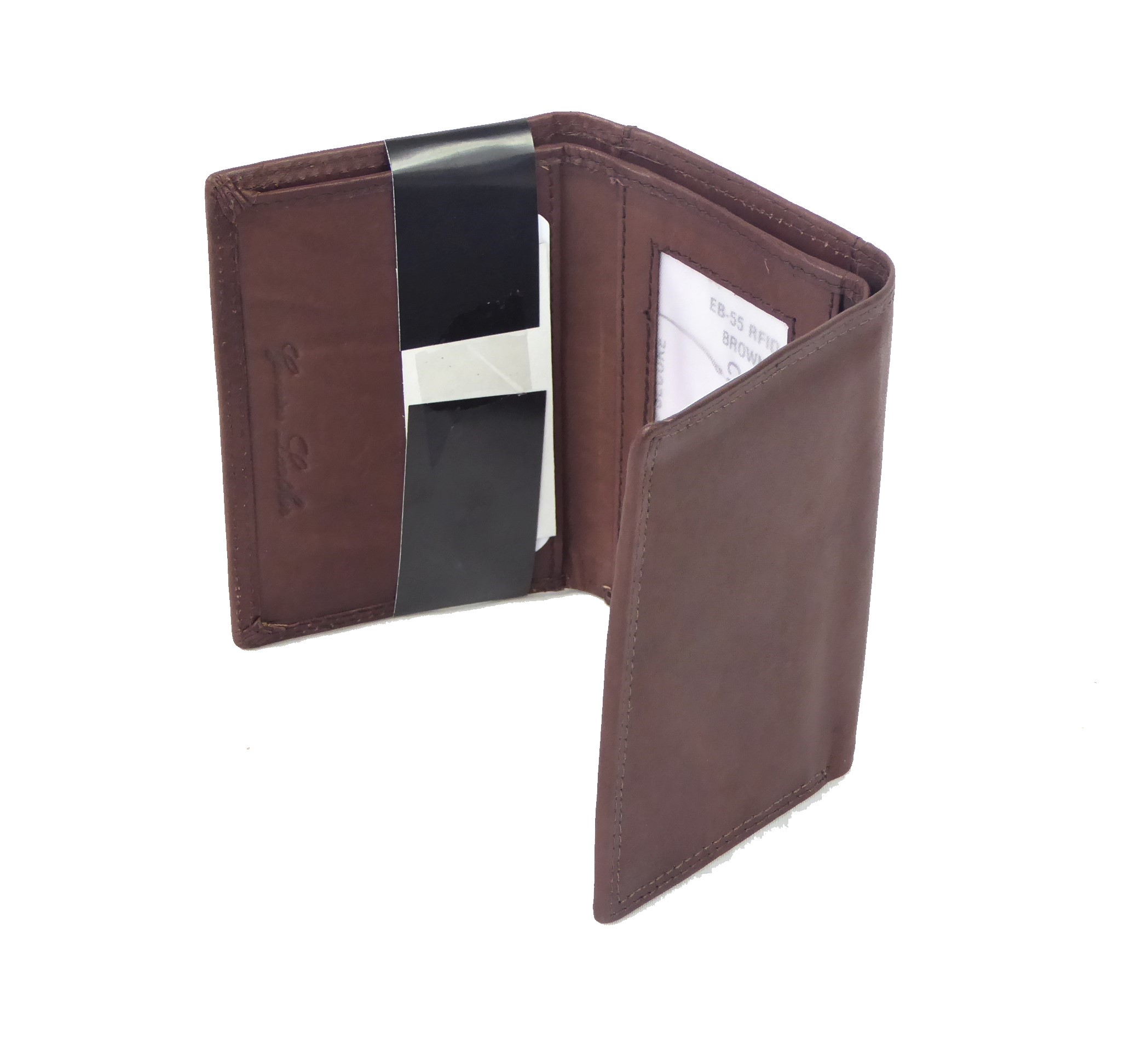 Gents Brown Leather Wallet - Image 3