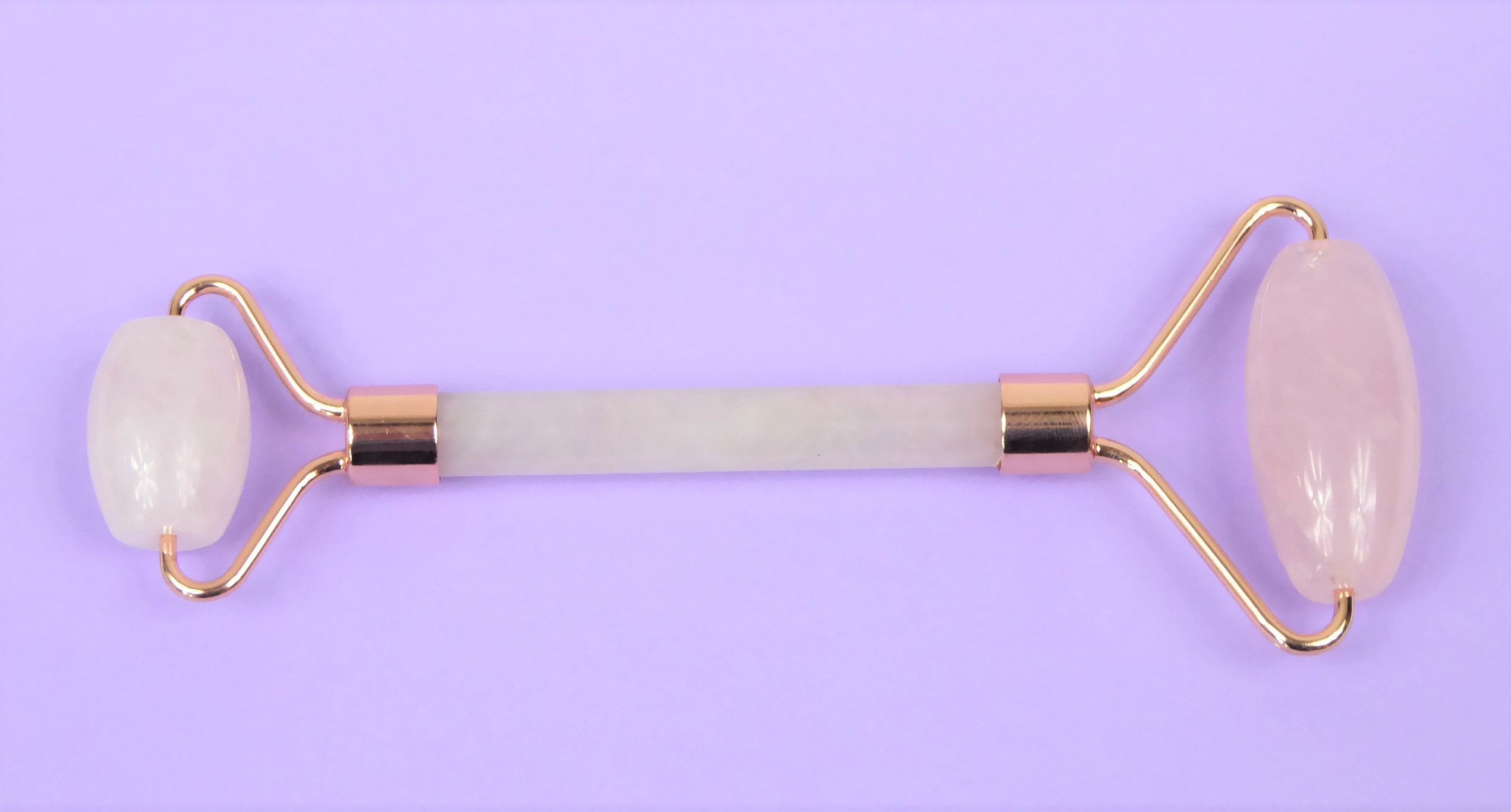 Facial Massager Roller Rose Quartz - Image 2