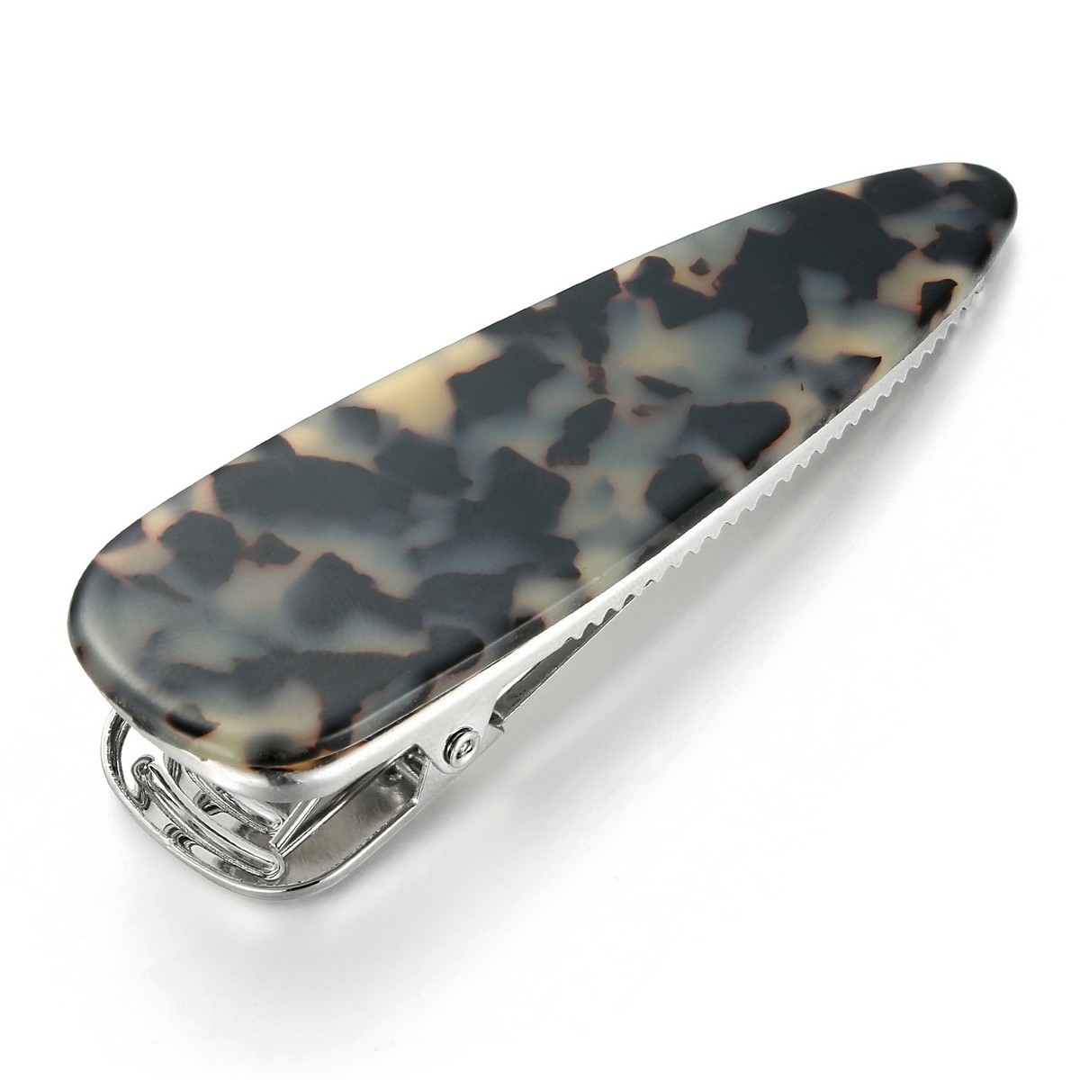 Grey Tortoiseshell Hair Grip