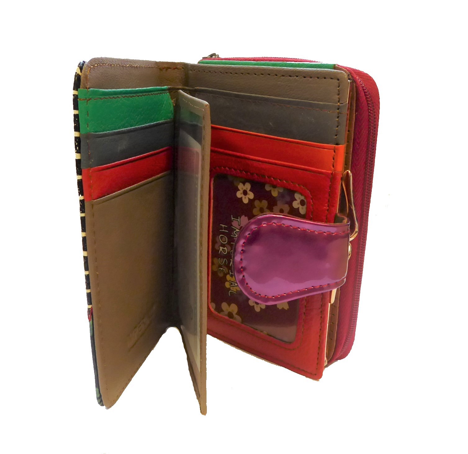 Patent Leather Mosaic Purses - Image 3