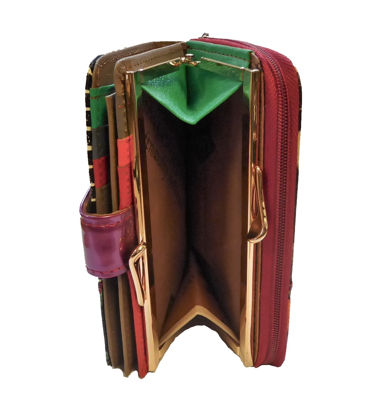Patent Leather Mosaic Purses - Image 4